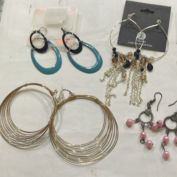 Earrings (6 pair as a lot) - Picture 3 of 3